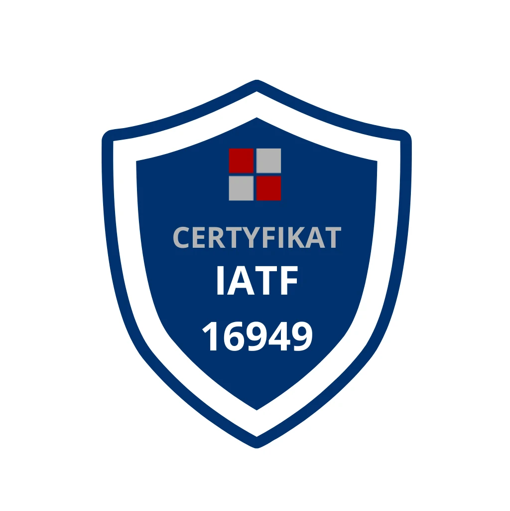 Certyfikat IATF 16949 Certyfikat IATF 16949