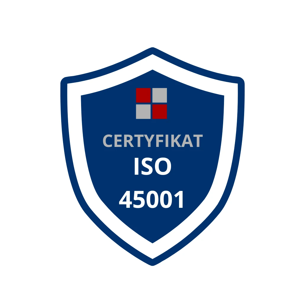 Certyfikat ISO 45001 Certyfikat ISO 45001