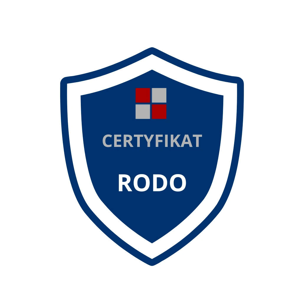 Certyfikat RODO Certyfikat RODO