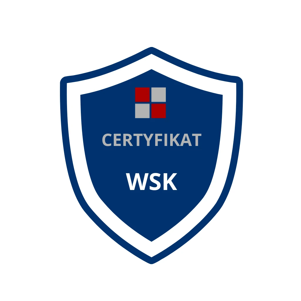 Certyfikat WSK Certyfikat WSK